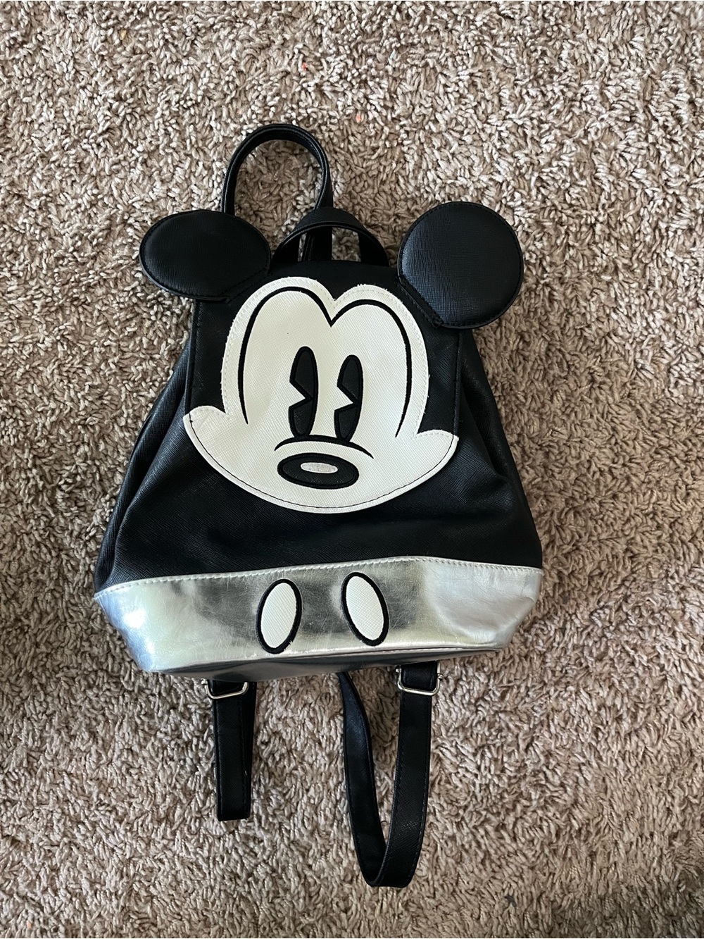 Disney Parks Authentic Original Mickey Mouse Mini Backpack Bag Barely Used